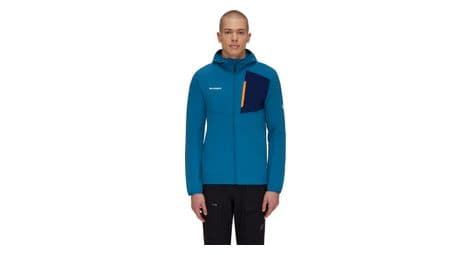 Veste impermeable mammut madris light ml hooded bleu