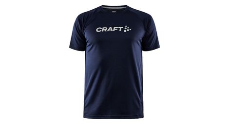 Maillot manches courtes craft adv essence logo bleu marine