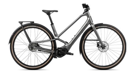 Orbea diem 20 elektrische stadsfiets shimano nexus inter-5 5s riem 630 wh 700 mm glitter antraciet grijs 2025