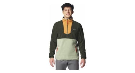 Columbia sequoia grove 1/2 zip fleec green