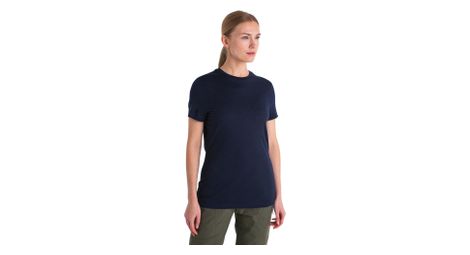T-shirt technique femme icebreaker merino 150 tech lite bleu foncé