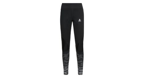 Mallas largas para mujer odlo zeroweight warm reflective negro / blanco xs