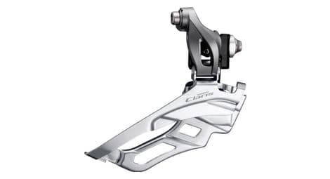 Shimano dérailleur avant 2 x 8 vitesses claris fd-r2030 down swing - weld 63-66° - 46-52t - gris