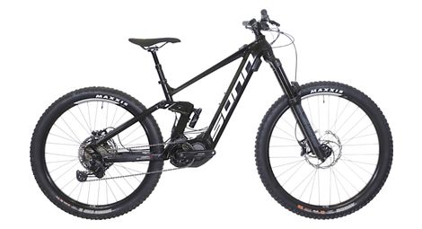 Velo d exposition vtt tout suspendu electrique sunn kern el s1 shimano xt 11v 630wh noir brillant s