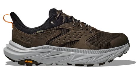 Zapatillas de senderismo hoka anacapa 2 low gtx para hombre marrón/gris