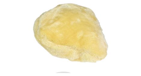 Housse de selle vélo en fourrure beige -  femmes/hommes