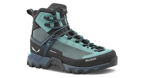 salewa mountain trainer 3 tech mid gore tex blue women s mountaineering boots