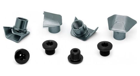 Caches vis absoluteblack pour shimano ultegra 6800 gris