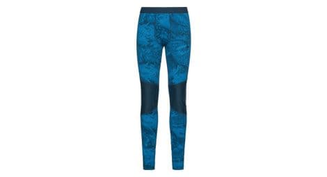 Collant long odlo whistler eco bleu