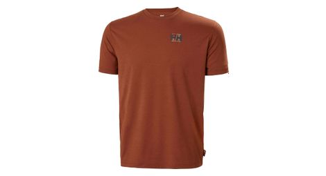 T shirt helly hansen skog recycled graphic rouge homme