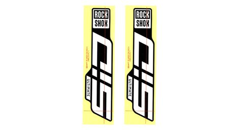 Kit di decalcomanie rockshox sid sl select+ 29'' grigio nero