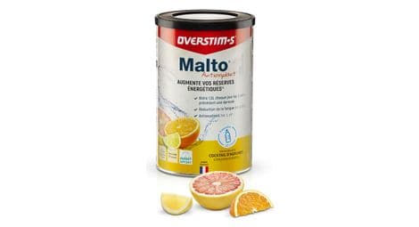 Bebida energética overstims malto cóctel cítrico antioxidante 450g