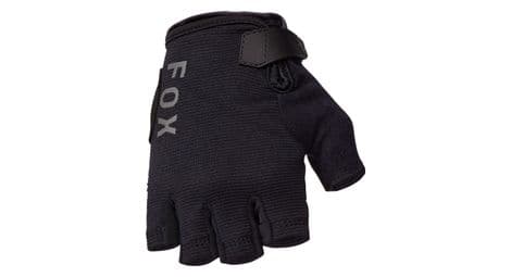 Guantes fox ranger gel dedos cortosmujer negros l