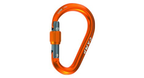 Mousqueton a vis camp core lock orange