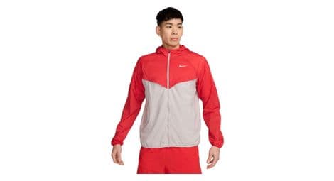 Veste coupe-vent nike stride rouge homme