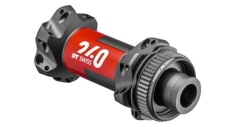 Buje delantero DT Swiss 240 de tiro recto con 24 orificios | 12x100 mm | Centerlock