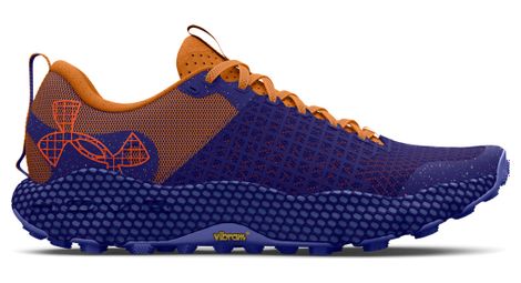 Chaussures de trail running under armour hovr dark sky ridge trail bleu orange