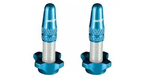 Kit di tappi in alluminio (x2) e dadi (x2) ice airflow blue