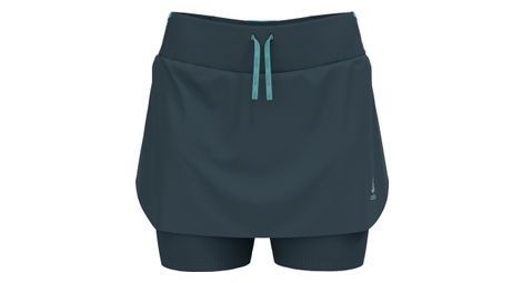 Jupe de trail running femme odlo x-alp gris