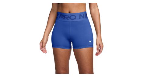 Shorty nike pro sculpt 3in bleu femme