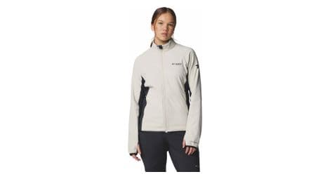 Forro polar columbia spectre ridge ii beige con cremallera completa para mujer