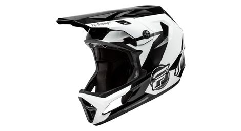 Casco infantil Fly Racing Rayce Negro/Blanco/Gris