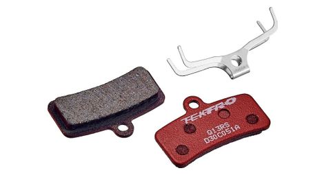 Paire plaquettes tektro q13rs résine 4 pistons