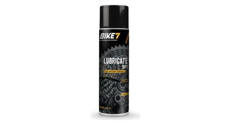 Lubrifiant aérosol bike7 lubricate dry 500ml