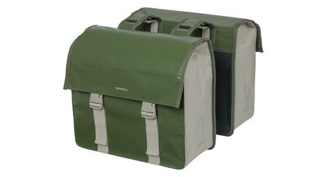 Sacoches de porte bagage basil urban load 53l vert mousse sable