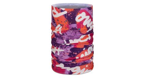 Tour de cou enfant buff original ecostretch violet rose