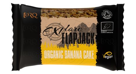 Torq explore flapjack banana energy bar (banana cake) 65g