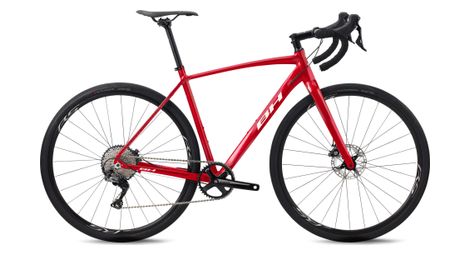 Bicicleta gravel bh gravel x alu 1.0 shimano 105 11v 700 mm roja l / 175-189 cm