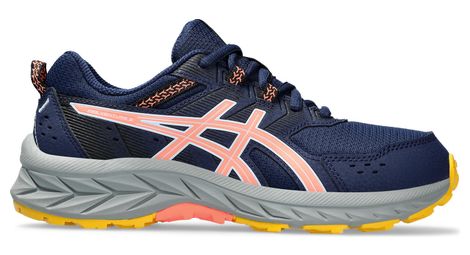 Chaussures de trail running enfant asics pre venture 9 gs bleu rose 39.1/2