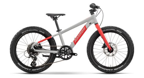 Vtt enfant raymon yanga 20 pro shimano altus 8v 20 gris/rouge