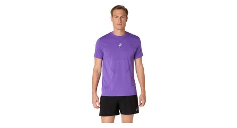 Maillot manches courtes Asics Road Seamless Violet Homme