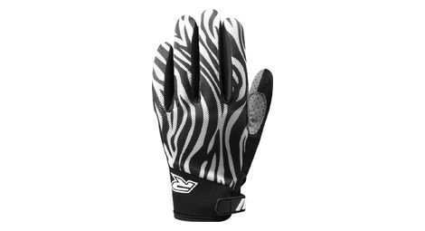 Paire de gants longs enfant racer 1927 gp style noir / blanc