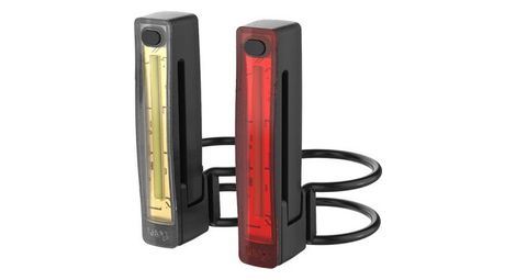 Paar Knog Plus Twinpack-Leuchten Schwarz