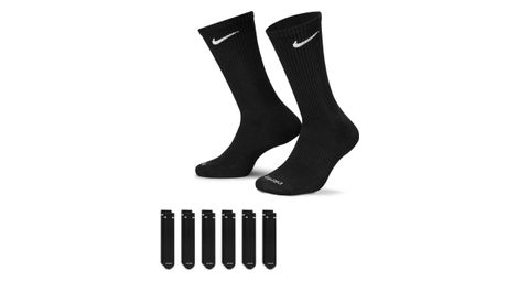 Nike everyday plus cushioned socks (x6) black 38-42