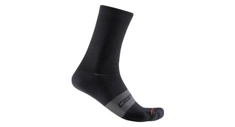 Chaussettes unisexe castelli espresso 15 noir