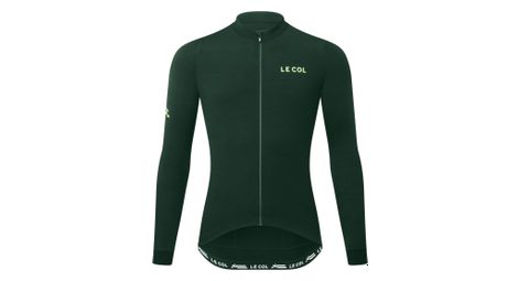 Maillot Manches Longues Le Col ARC Merino Vert Homme