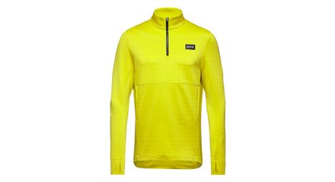 Maillot manches longues gore wear 1/4 zip everyday thermo jaune fluo