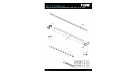 Thule 52993 guide wingbar evo 7113 - thule