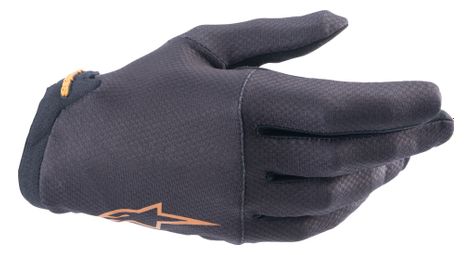 Gants longs alpinestars a aria noir dore