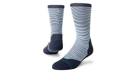 Chaussettes stance performance eyed mid crew gris / bleu