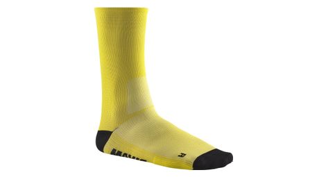 Chaussettes hautes mavic essential jaune