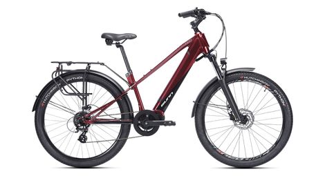 Sunn urb over bicicletta elettrica da città shimano altus 8v 460 wh 650b rosso| t.m 165-180cm | prodotto ricondizionato