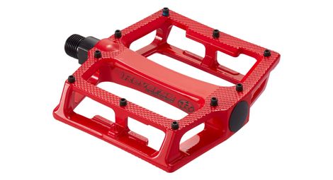 Reverse paire de pédales shape 3d rouge