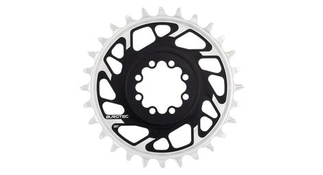 Burgtec Thick Thin ronde kettingbladplaat, 3 mm offset, voor SRAM Direct Mount, 8 gaten, T-type, zwart