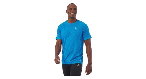 Maillot manches courtes odlo blackcomb light bleu