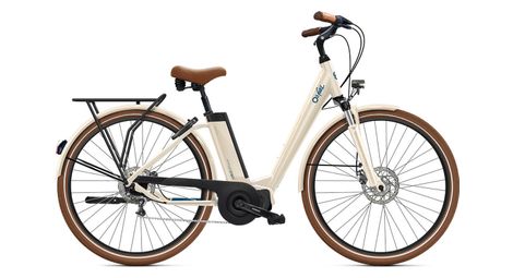 Vélo de ville électrique o2 feel ivog city up 5.1 univ shimano nexus 7v 360 wh 26 blanc lin